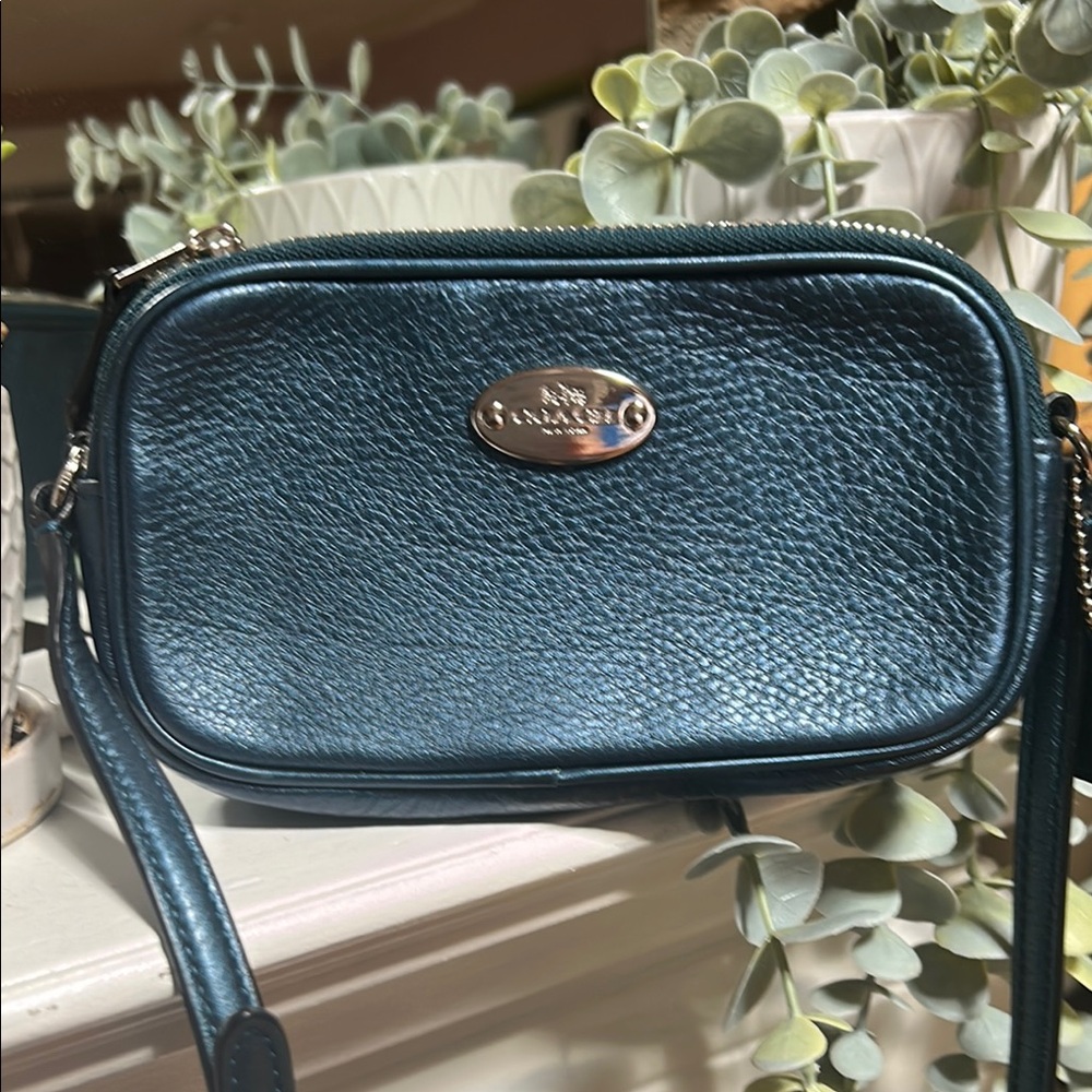 Coach Black Leather Crossbody Bag